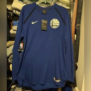 Nike official Golden State Warriors shooting drills-fit shirt LRG